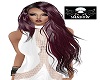 long hair burgunde