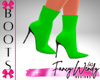 Hot Diva Boots Lime
