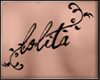 Lolita Back Tattoo