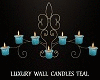 Luxury Wall Candles Teal