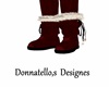 santa red boots