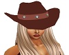 *PFE Brown Cowgirl Hat
