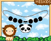 Kids Necklace Panda