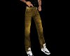 Gold Straight Jeans