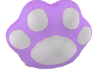 purple paw plushie