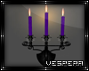 -N- Purple Wall Candle