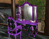 purple rose dresser