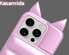 Kitten Phone Furn Pink