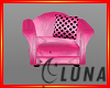 Scaled kid pink chair