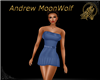 Kuzey Spring Dress Blue