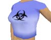 Blue Biohazard Baby Tee