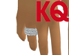 KQ RightHand silver Ring