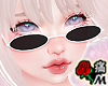 蝶 White Retro Shades