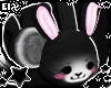 . black bunny ear muffs