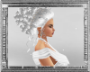 W| White Wedding Hair