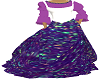 barmaid vest purple