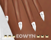 (Eo) White Diva Nails