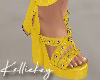 W Yellow Sandals