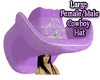 Large Cowboy m/f Purple