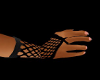 ~C Black Fishnet Gloves
