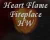 Heart Flame Fireplace