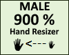 Hand Scaler 900% Male