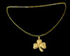 Gold Shamrock Pendant