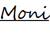 Moni's headsign