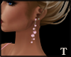pink earrings