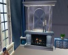 Baby Blue Fireplace