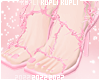 $K Pink Barbwire Sandals