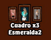 Cuadro x3 - Esmeralda2