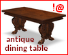 !@ Antique dining table