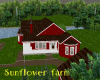 Sunflower farm tv stand