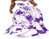 Purple Floral Gown