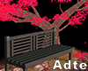 [a] Fall Bench Tree Red