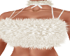Holiday White Fur Top