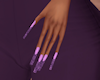French Nails Purple
