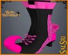 Hot Pink Witch Boots