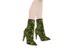 grass stiletto boots