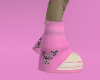 pink coquette booties <3