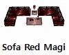 Red and Black Magic Sofa