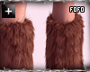 y2k brown fur boots