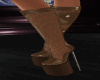 Shoes brown lace L!