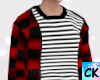CK*Flannel Hoodie Outfit