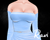 R. Kim Blue Dress