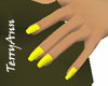 Bright Yellow Nails