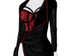 Black Red Corset Dress