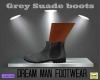 DM|Grey Suade Boots
