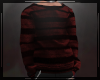 + Striped Sweater Red